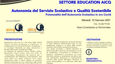Da AICQ Education: Autonomia Scolastica e Qualità Sostenibile