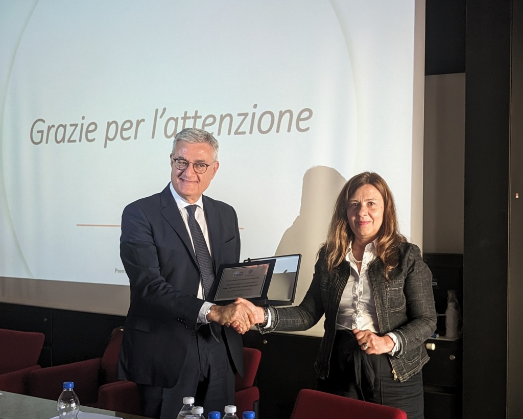 Conferimento Targa ad Accredia da Università di Pisa